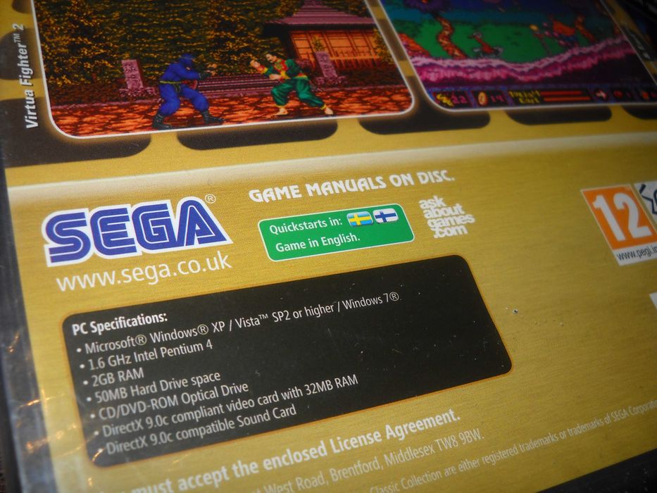SEGA Mega Drive Classic Collection Gold Edition PC Nowa Folia + Gratis