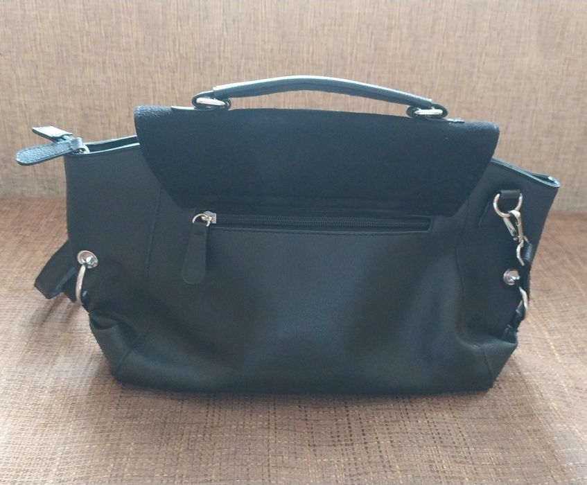 Сумка жіноча, чорна, вишивка