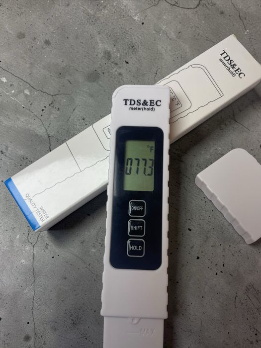 Цифровий тестер якості води 3в1 TDS/EC/Температура | Вимірювач солей та електропровідності | Відправка сьогодні
