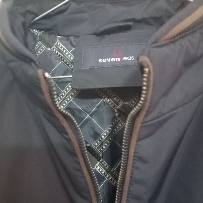 Parka de homem azul escura