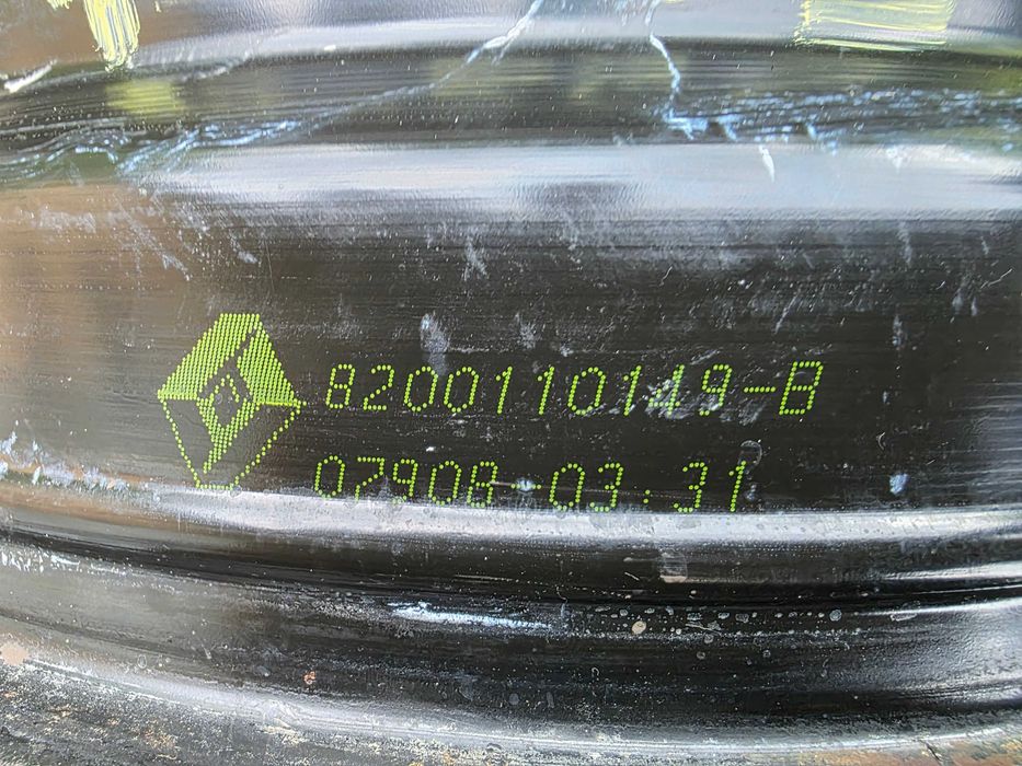 Oryginalne felgi stalowe RENAULT CLIO III 15" 4x100 6J ET 50 NISSAN MICRA