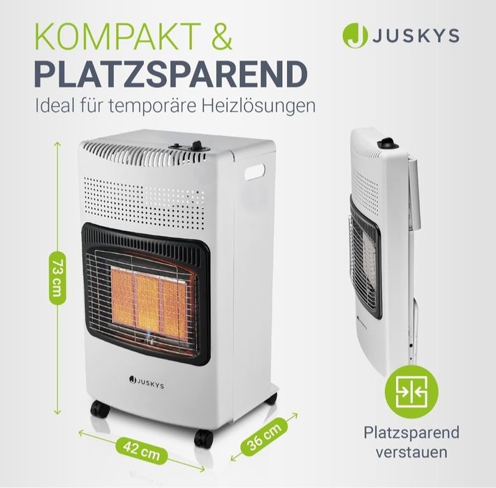 Juskys газовий обігрівач з Німеччини