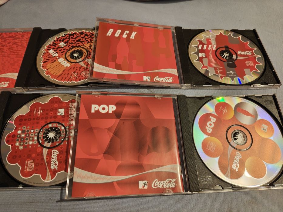 4 x CD coca cola mtv