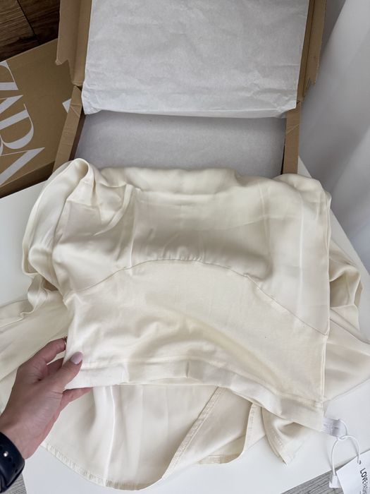 Атласна сатинова спідниця для вагітних с м