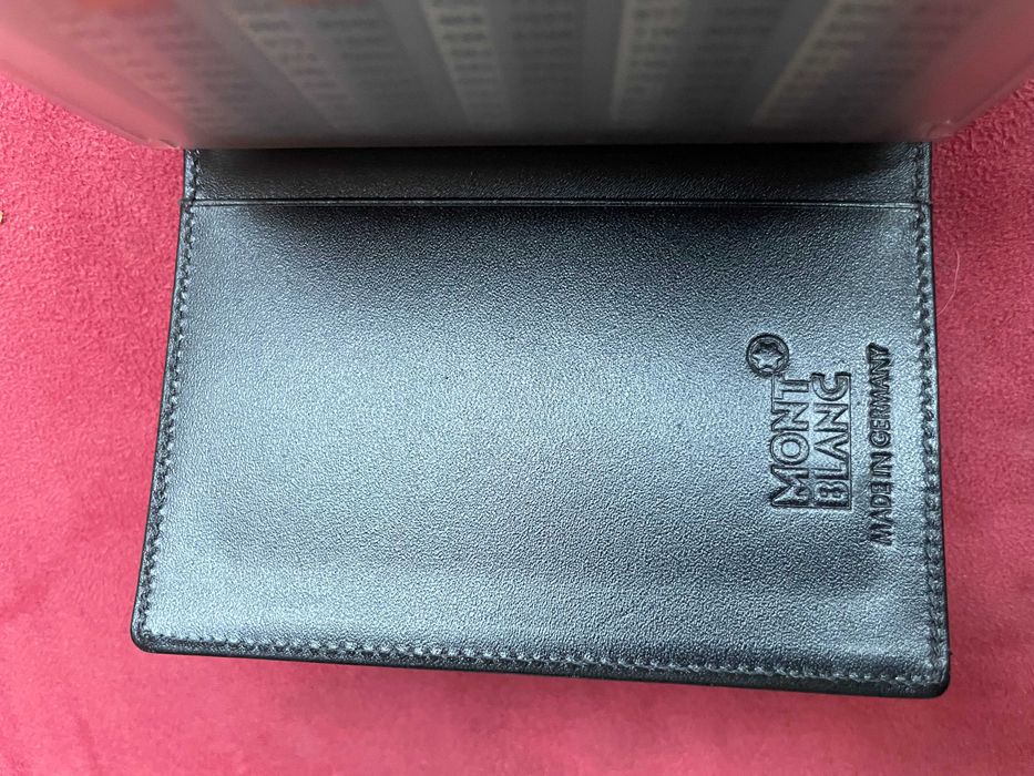 CARTEIRAS MONTBLANC Meisterstuck - notas/moedas/cartões/documentos