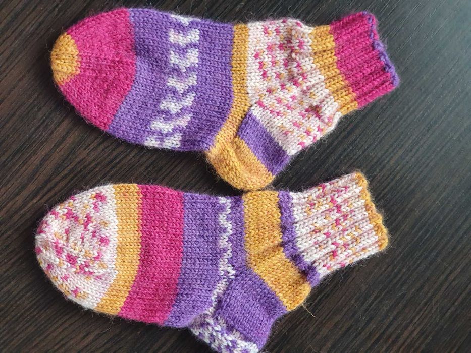 Носки детские ручная работа