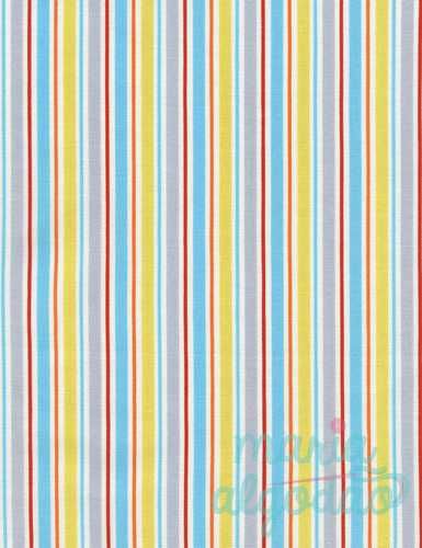 Oportunidade: Tecido 100% algodão a 6€/m - Sea Babes Stripe - Multi