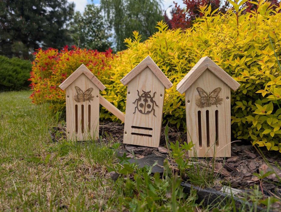 Budka lęgowa dla biedronki lub motyla