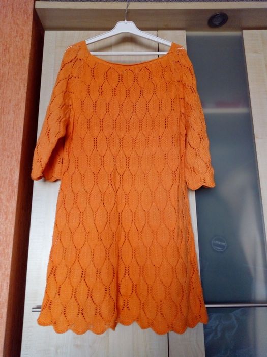 Tunika/sweter/kamizelka rozpinana z włóczki 46