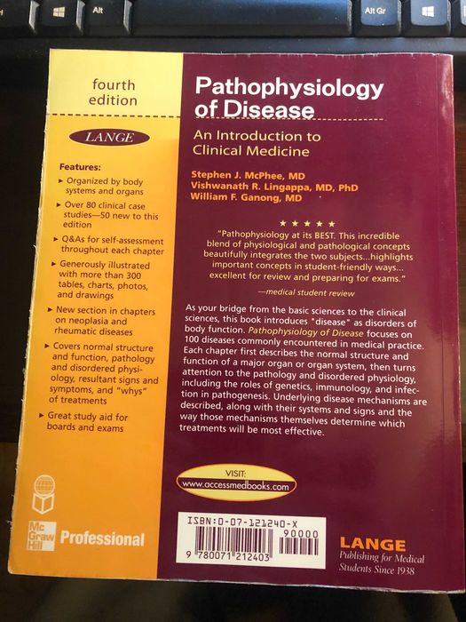 Pathophysiology of disease