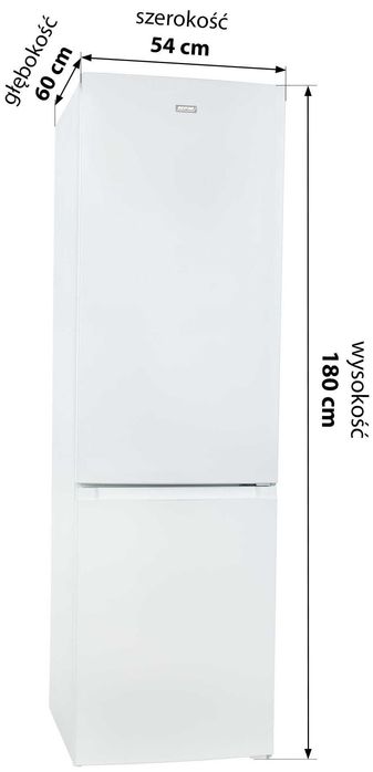 Lodówka MPM 254-FF-50 E No Frost 180 cm Biała