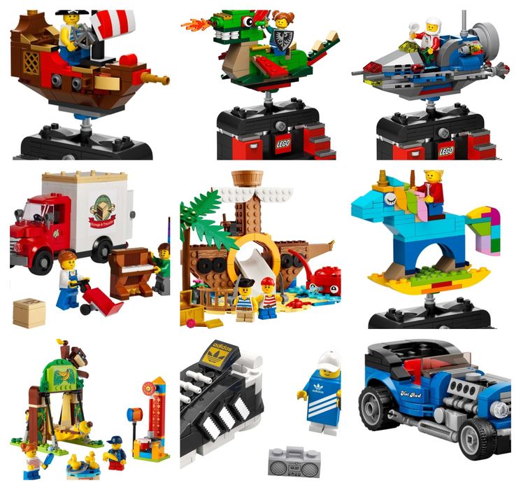 LEGO ARCHITECTURE, CITY, CREATOR, ICONS, IDEAS, SPEEDCHAMPIONS, NATAL;