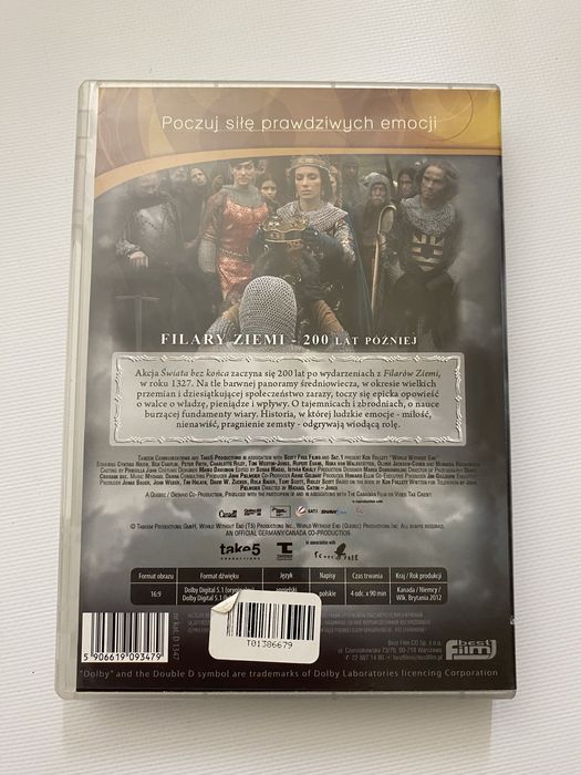 Świat bez końca Ken Follett film DVD