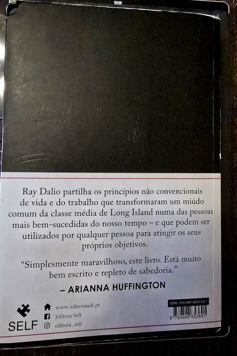 Livro "Princípios" de Ray Dalio