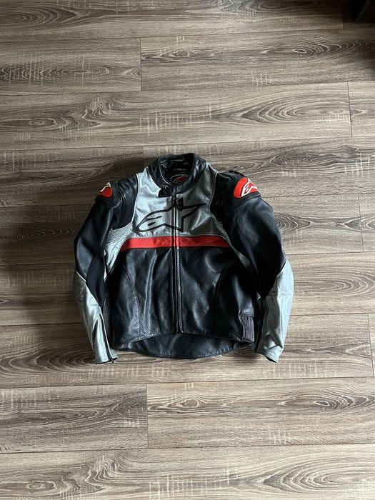 Шкіряна Мото Куртка Alpinestars Захисна