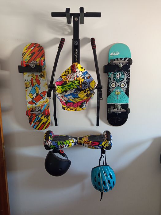 Hoverboard com assento + Skates e Capacete