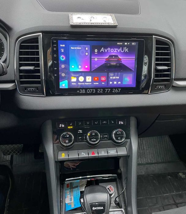 Магнітола KODIAQ Skoda YETI Кодіак KAMIQ Камік Scala CarPlay Андроїд 16