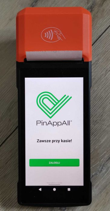 Terminal PDA z systemem Android 14, terminal POS, 5,0-calowy ekran dotykowy.