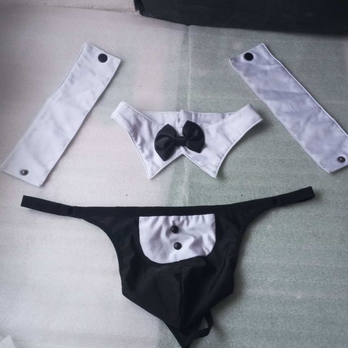 Мужские эротические трусы,стринги/костюм " Бармен"