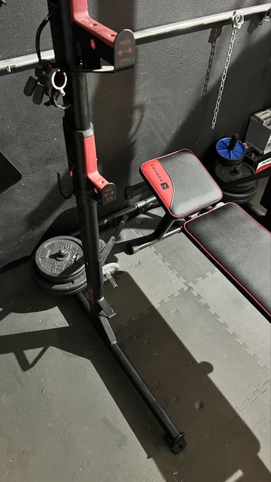 Banco de Musculação Dobrável, Inclinável, Abdominais -  Fold