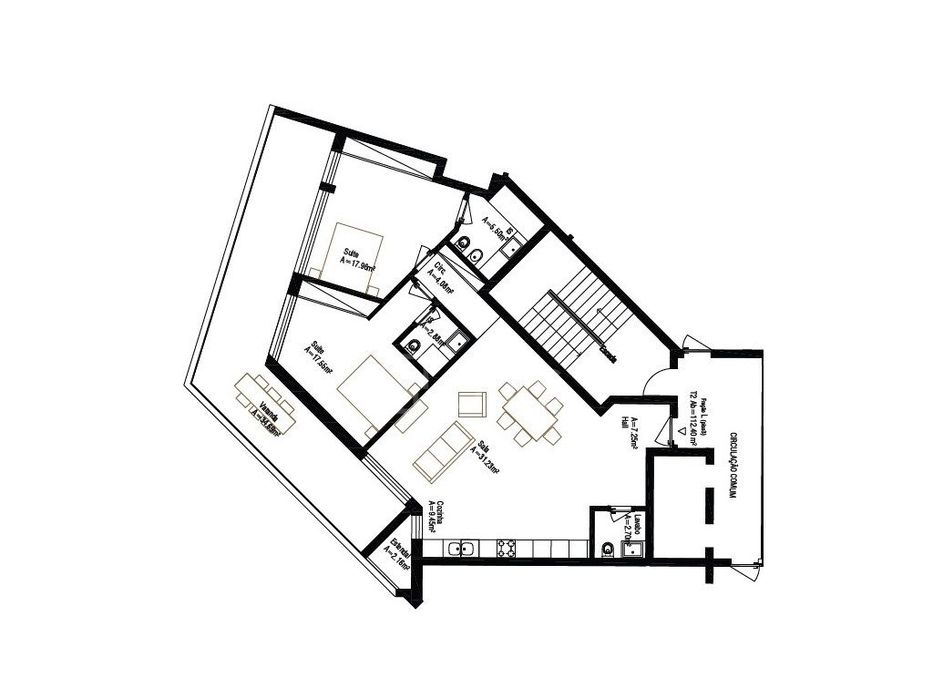 Apartamento T2 novo, na Parede, junto praia, com garagem e elevador