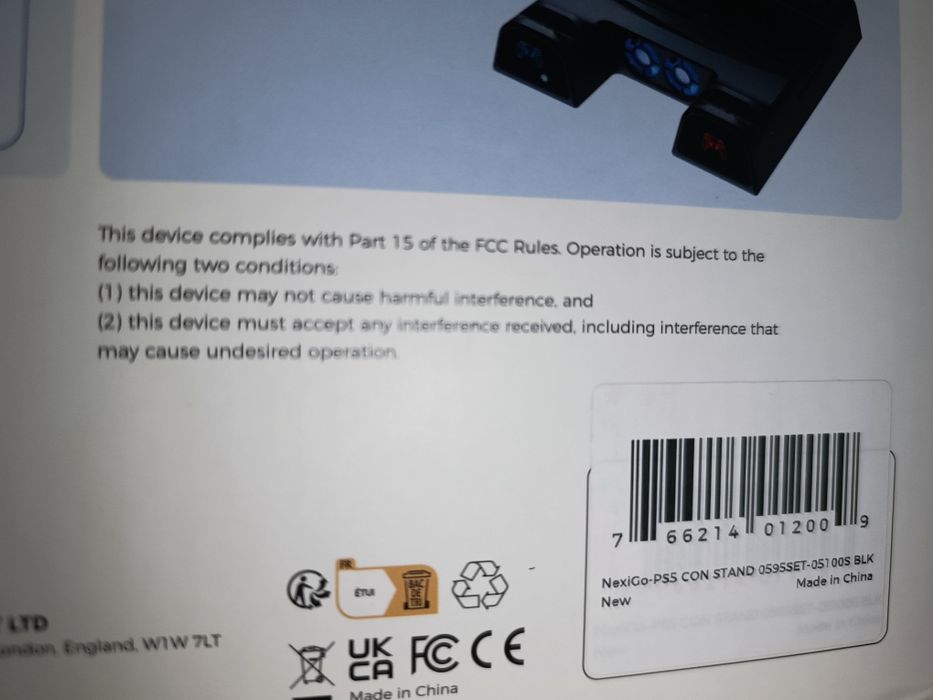 Suporte de refrigeração multifuncional para PS5/PS5 Slim