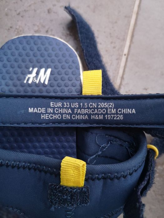 Sandałki chłopięce 34 h&m