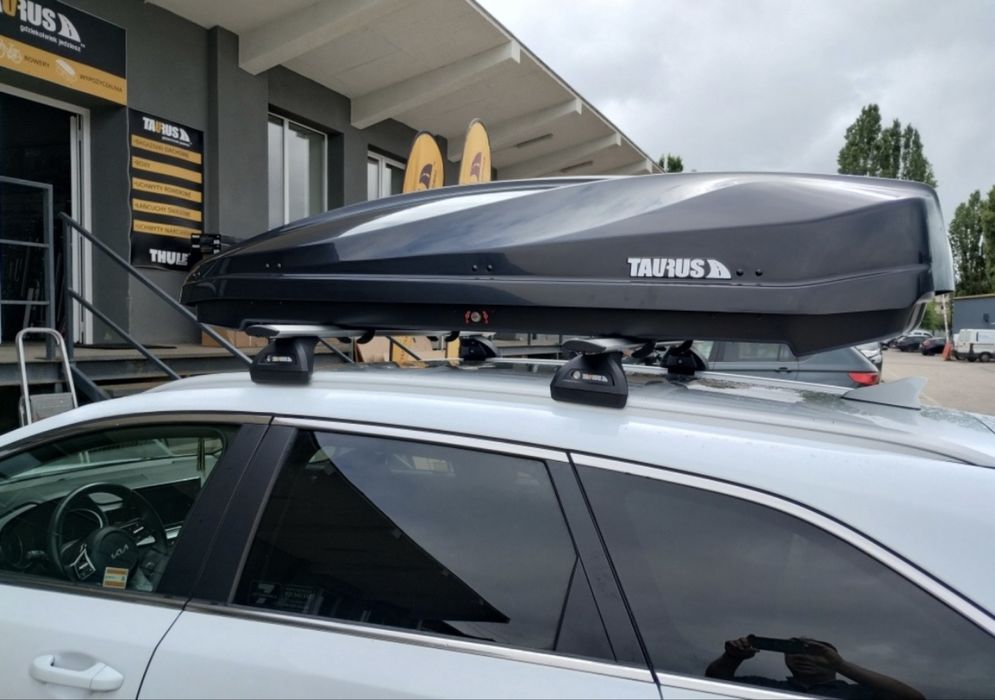 Box dachowy Taurus Strike 480 l - boks skrzynia trumna bagażnik belki reling