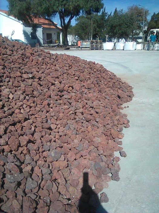 Pedra decorativa volcânica