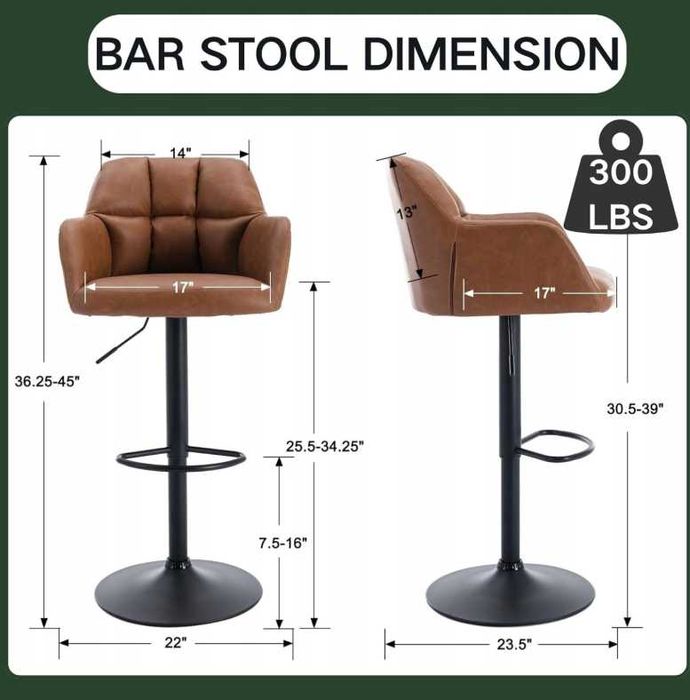 Hoker Kuchenny HIT CENA! Regulowany, Wygodny, Obracany 2szt.