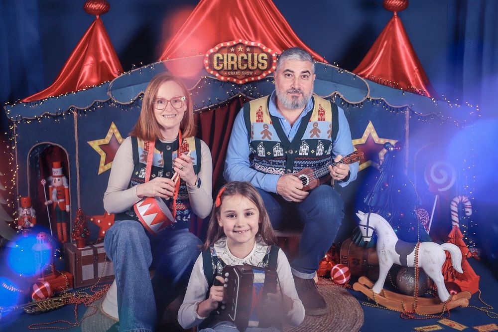Cenário de Natal - circo de Natal