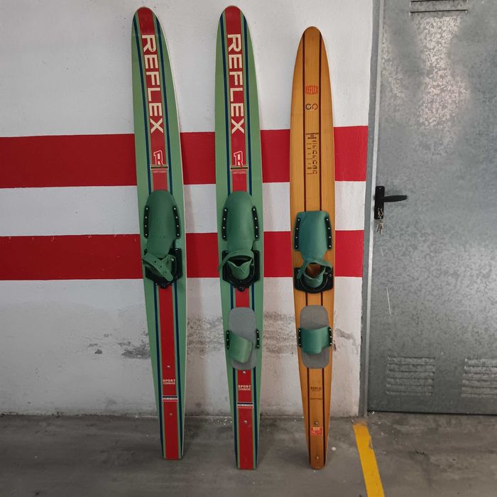 skis aquaticos vintage