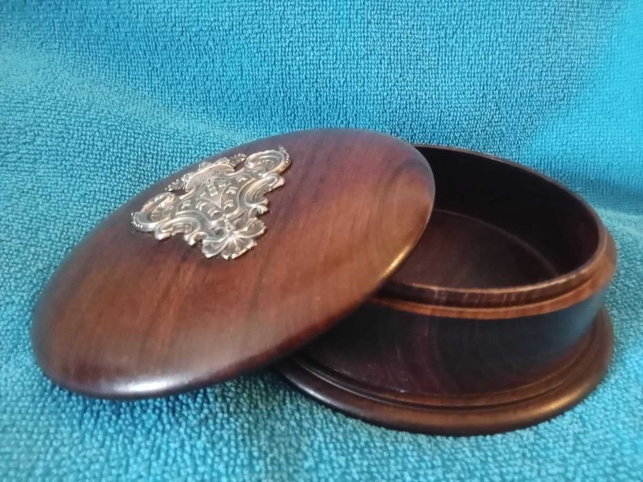 Guarda Jóias Pau Santo e Prata