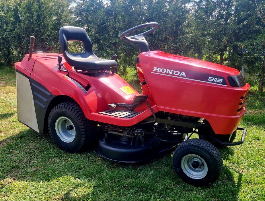 Profesjonalny traktorek kosiarka HONDA 2113 13km silnik HONDA oryginał hydrostatic serwis