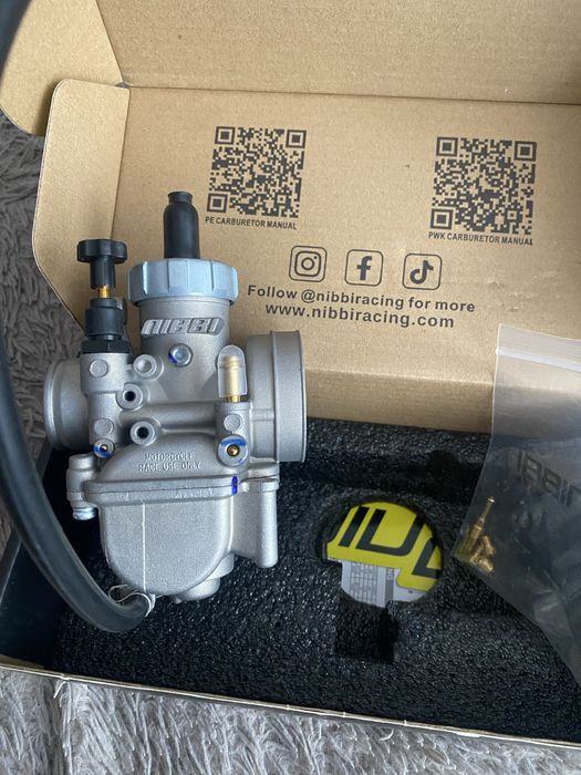 Карбюратор nibbi pe24,pe28 bajaj boxer, пітбайк, Оригінал