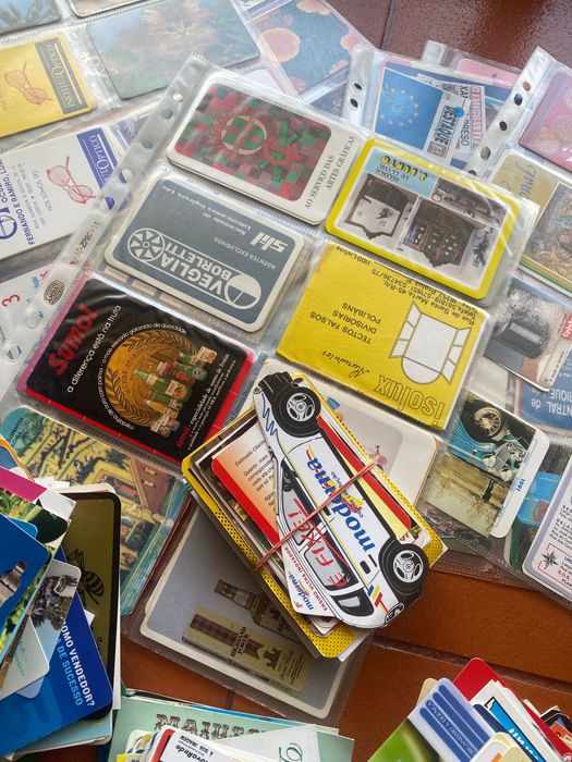 Conjunto de calendários de bolso