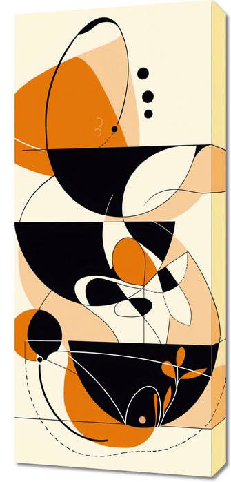 Obraz 40x90cm Taneczne Kręgi