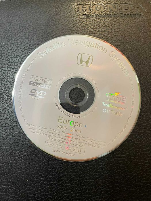 Диск навігації Honda Accord 7 Navi, CR-V 3 usa