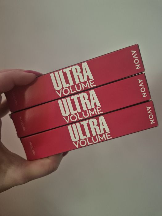 Ultra Volume Avon tusz do rzęs trzy sztuki black wysyłka