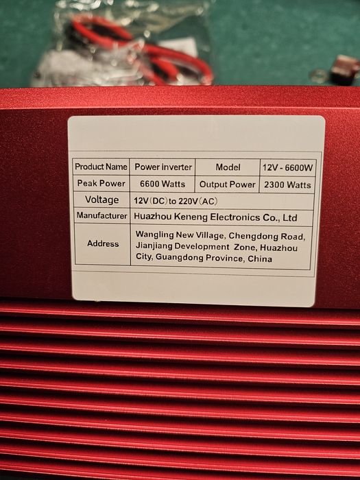 Інвертор 6600 Вт, чистий синус 12 в