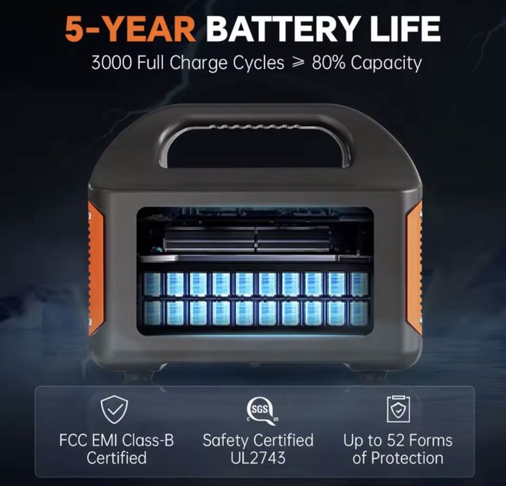Estação de carregamento de energia/ powerbank com ficha