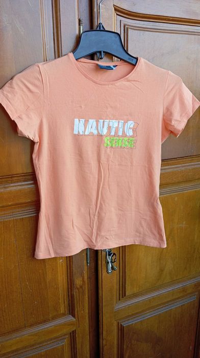 T-shirt laranja M (Quebramar)