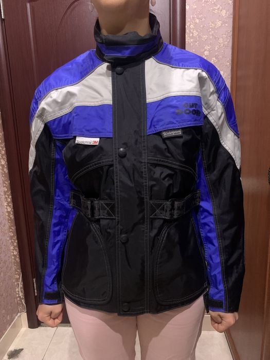 Мото куртка без підкладки демисезонна