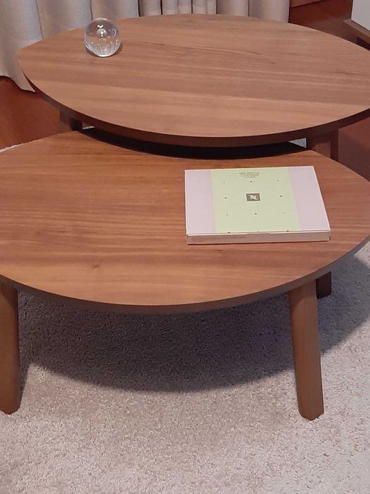 two walnut side tables stockholm ikea64551905690115122