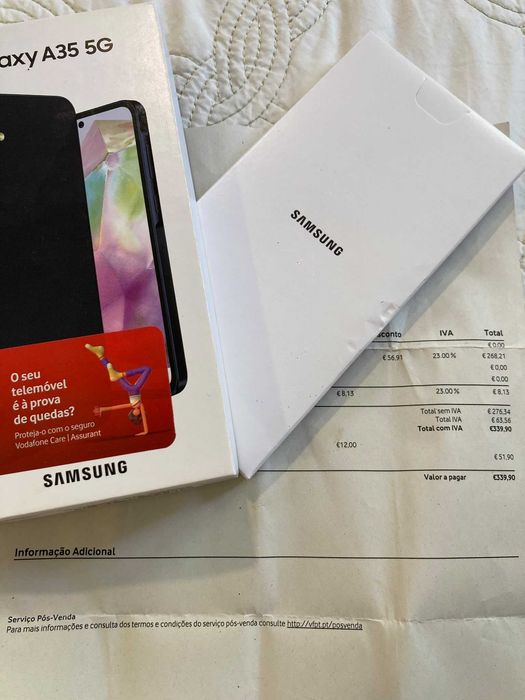 Galaxy A35 Azul escuro • 128 GB • Dual SIM físico, Novo, Nunca Usado.