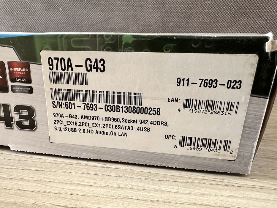 MSI 970A-G43 płyta glówna (nowa)