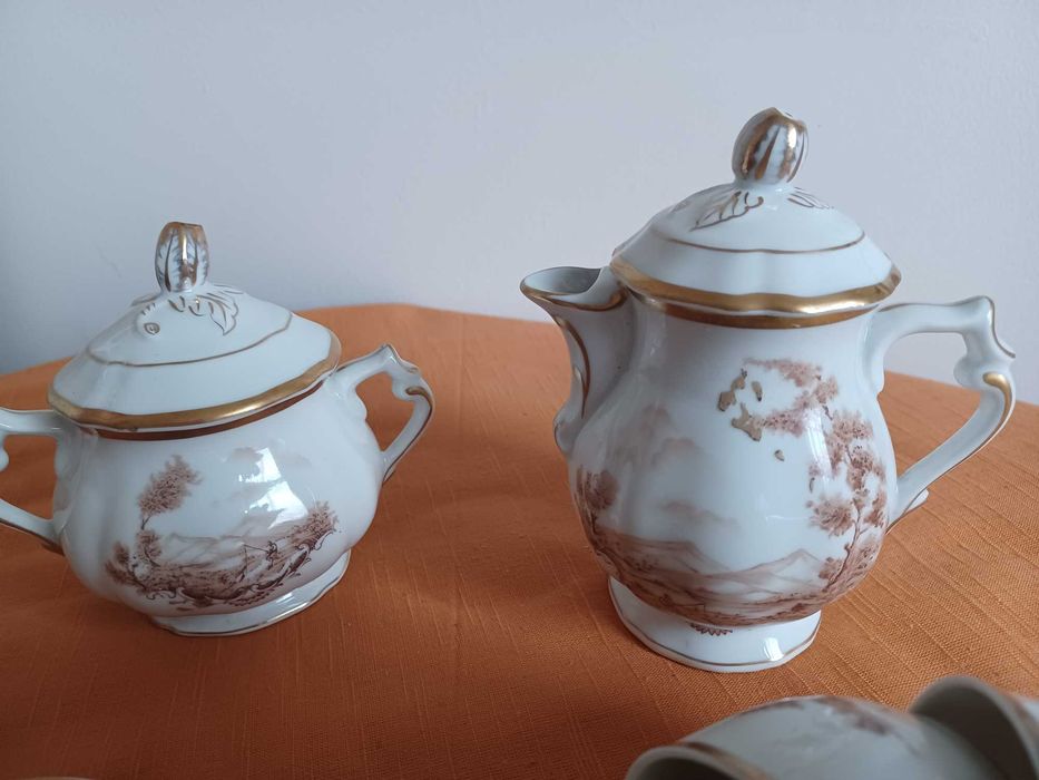 conjunto de café antigo