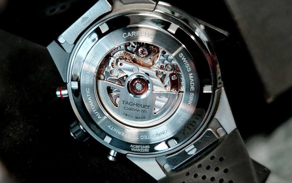 Zegarek TAG Heuer Modular 45 Mechanical Module Calibre 16 ACBF2A80 Chrono Certyfikat 2 paski box Komplet !