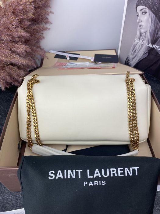 Сумка YSL Yves Saint Laurent Calypso біла