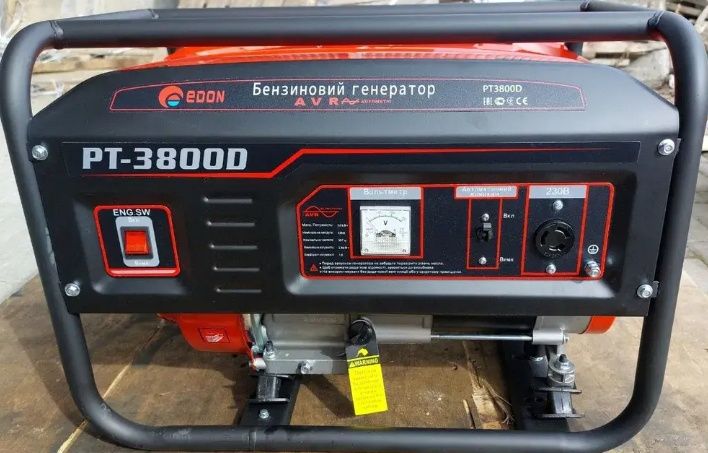Бензиновый Генератор Эдон 3800 Вт
АВР Медная обмотка Газ Бензогенерато